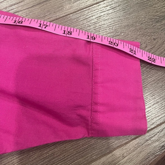 [L]VTG Wrangler Women Western Pink Floral Concho Tassel Cowgirl Button Shirt - Picture 5 of 6